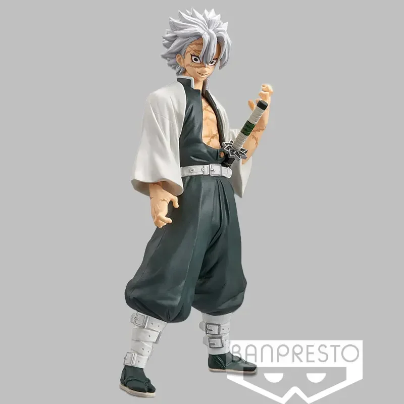 Аниме рассекающий демонов Shinazugawa Sanemi косплей стоящая осанка милые фигурки наборы