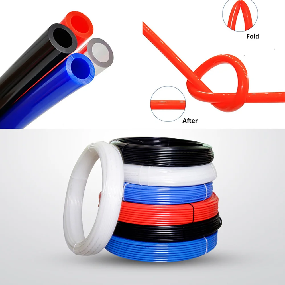 

Pneumatic Hose Tube PU4x2.5 PU6x4 PU8x5 PU10x6.5 PU12x8 PU14x10 PU16x12 Air Compressor Hoses Polyurethane Pipe 1M 2M 5M 10M 20M