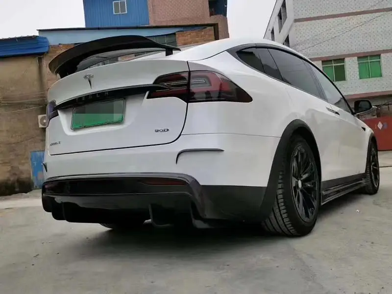 Подходит для модификации Tesla Model X с маленькими колесными арками из углеродного