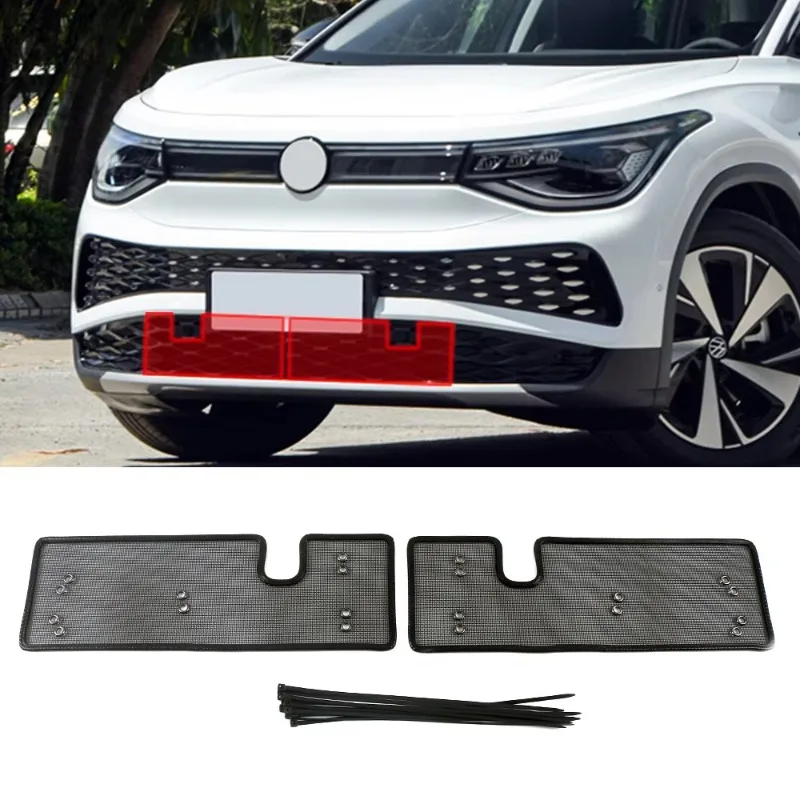 Передняя решетка YUNV для Volkswagen ID 6 6X ID6 2021-2025, защитная сетка от насекомых, сетка для переднего бампера, внешние аксессуары Crozz (art.: 3920dd20aaba7) - 3920dd20aaba7