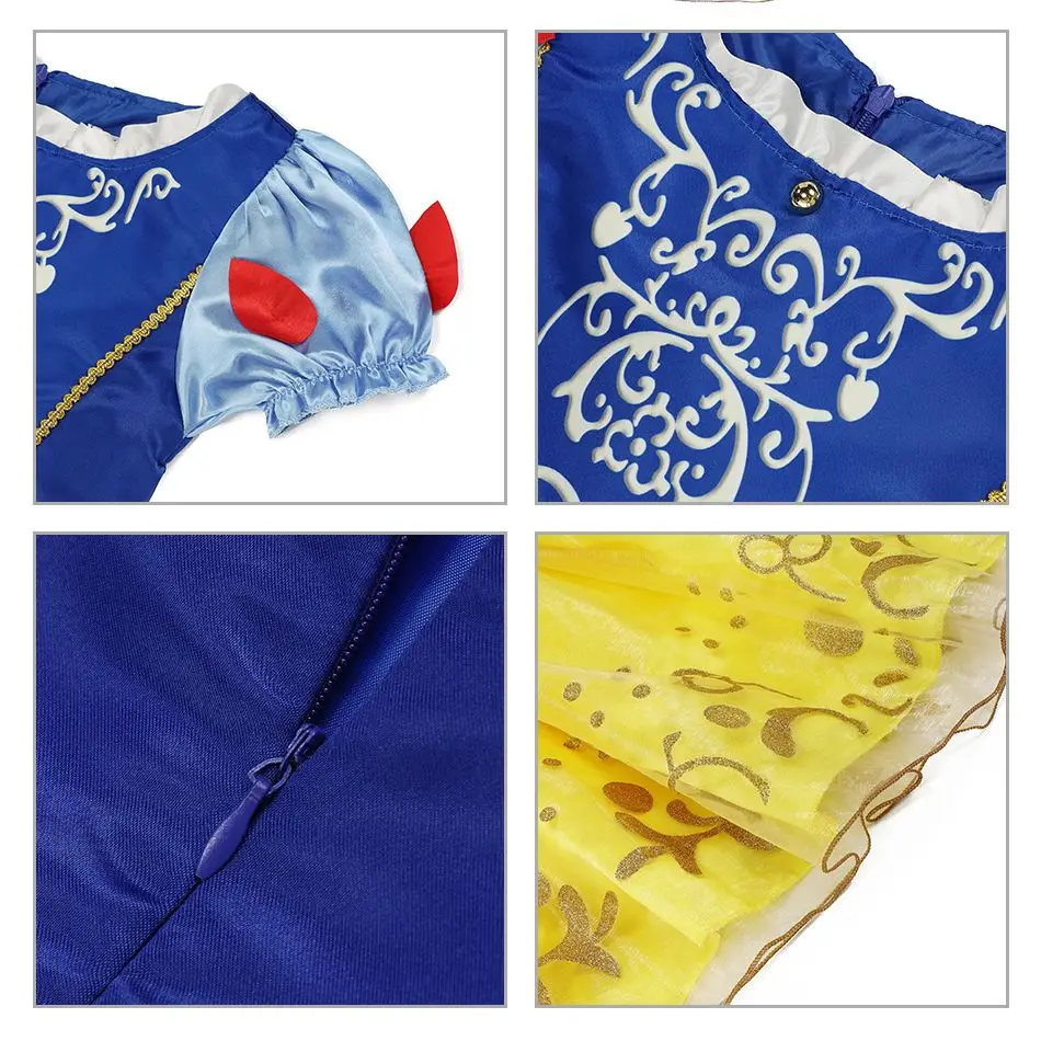 Платье принцессы Рапунцель со светодиодной подсветкой для девочек вечернее