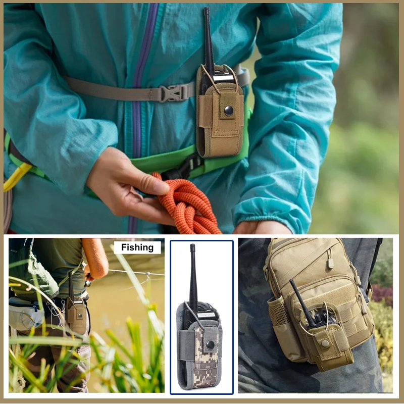Тактическая Сумка для радиостанции раций поясная сумка держатель карманная