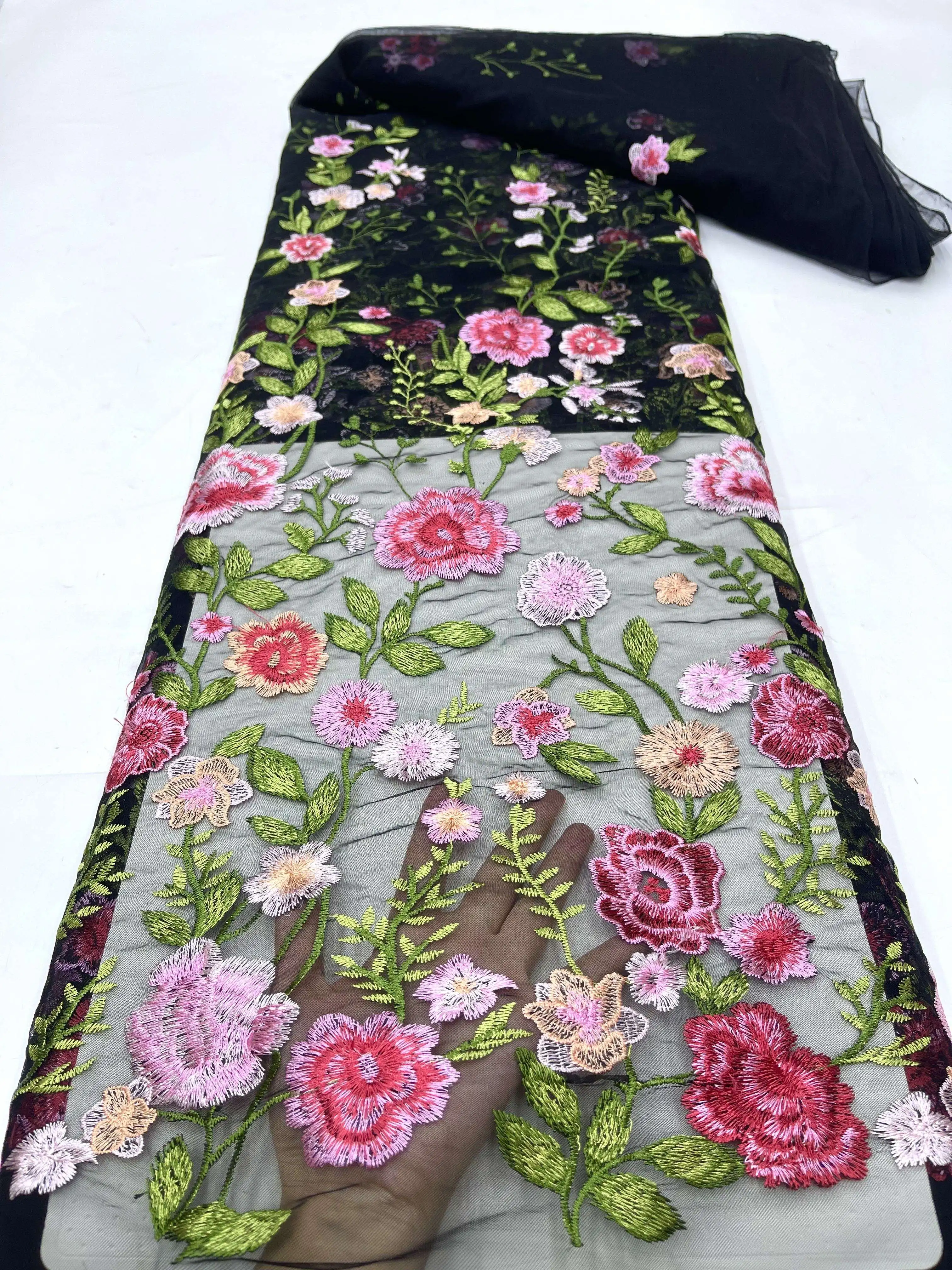 Нигерийские африканские кружевные ткани 5 ярдов Φ материал для свадебной