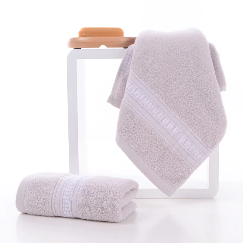 Cotton Household Wash Face Super Absorbent Towel Pure Hand Wash Hair Bath Towel Solid Color Soft Affinity Towel