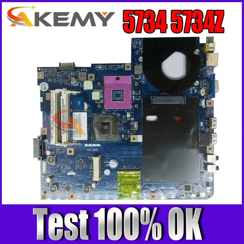 

LA-4855P for acer 5734 5734Z laptop motherboard PAWF5 main board GL40 DDR3. MOUGOL store Tested Work perfect