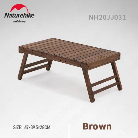 Naturehike складной деревянный стол для кемпинга NH20JJ031