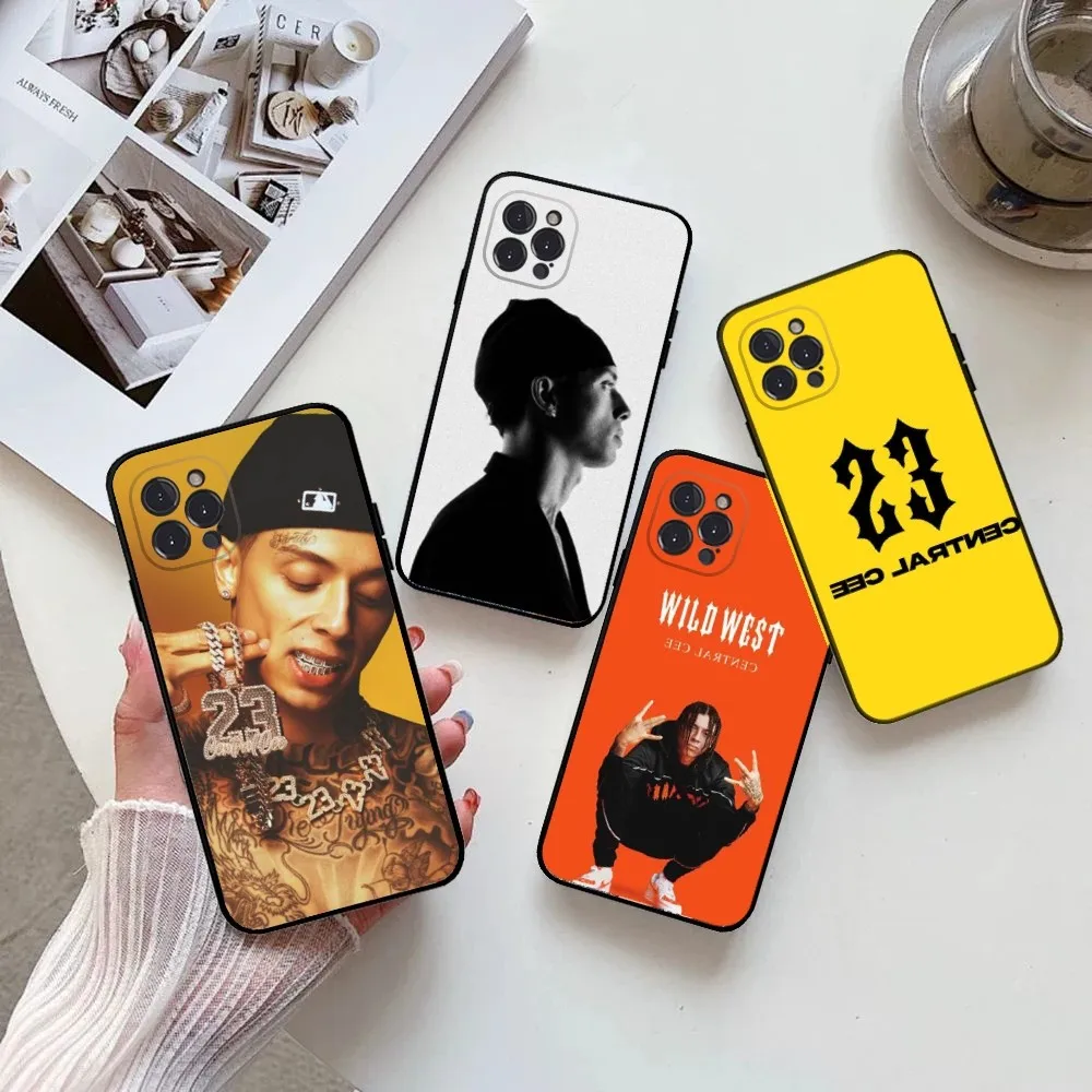 Чехол для телефона Rapper Central Cees IPhone 15 14 13 12 11 Pro Max Mini 8 7 Plus SE2 X XR XS MAX Silcone Soft чехлы