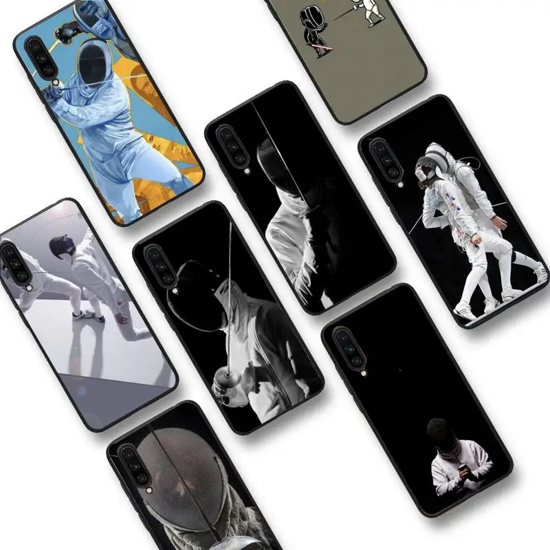

Sport Fencing Phone Case For Xiaomi Mi Note 10 Pro 8 Lite 9 Se 10T 6X 6 5X 5 F1 Mix 2S Max 2 3 Cover