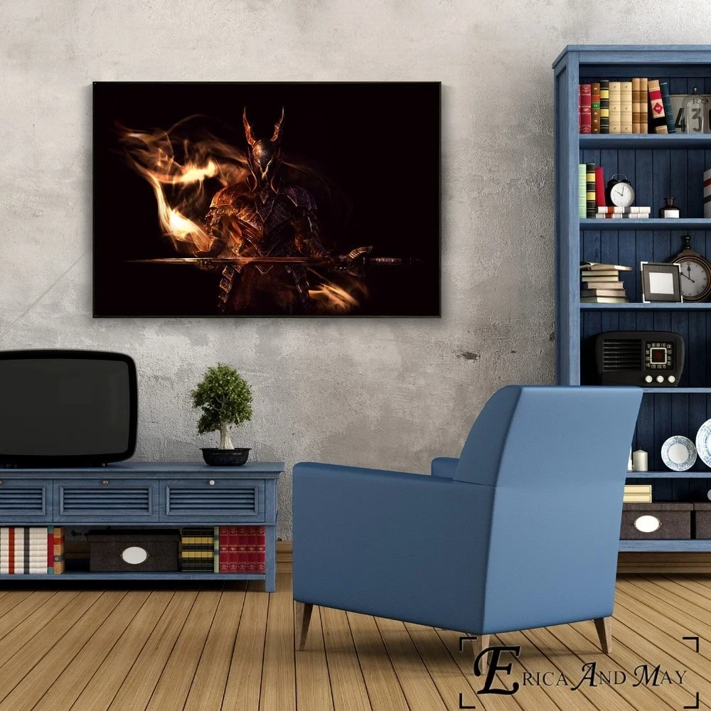 

Настенная картина с изображением души Dark Game Картина на холсте, постеры и принты для гостиной без рамки, домашний декор, распродажа