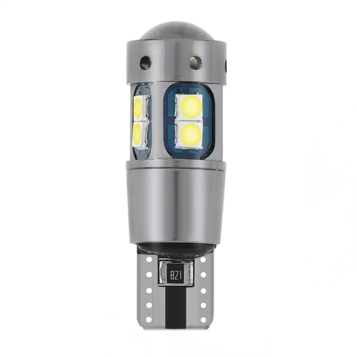 

1 шт. Сигнальная лампа T10 W5W Светодиодная лампа Canbus 12 В 10SMD 3030Chips W5W LED 168 194 Автоматический клиновой парковочный фонарь для чтения Купольный светильник