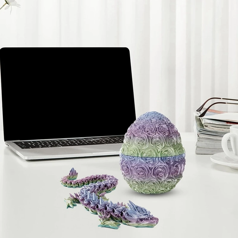 Подарок на день матери-яйцо из розового дракона с 3D рисунком яйцо подарок для