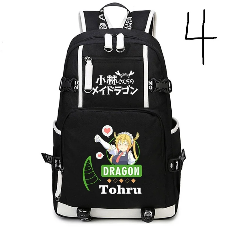 Новинка 2023 аниме Miss Kobayashi's Dragon Maid косплей сумка для книг студенческая рюкзак