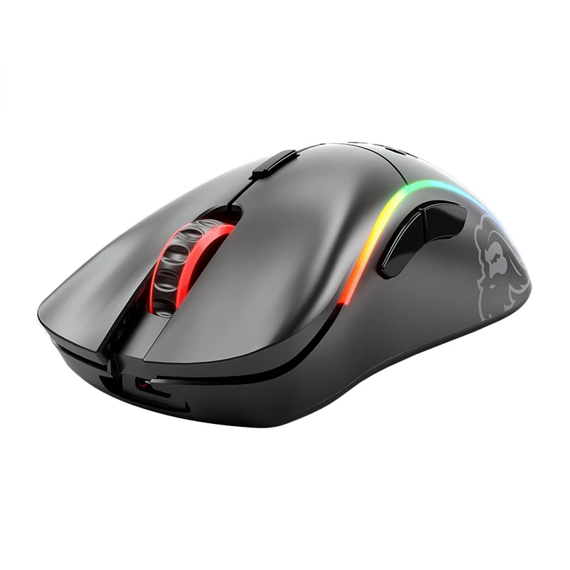 

2023New Модель D минус Модель D-Беспроводная игровая мышь-RGB 67g легкая Беспроводная игровая мышь 2,4 ГГц (матовая черная/белая)