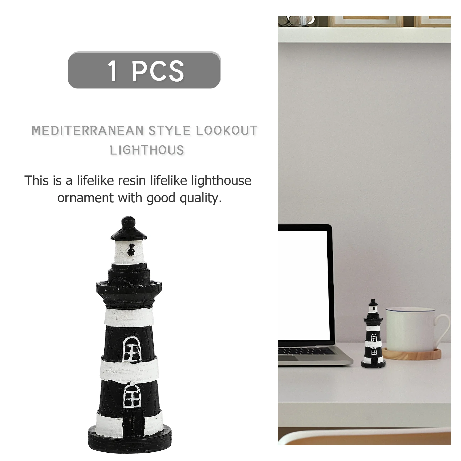Смола Маяк Орнамент Мини Морской Тематический Домашний Декор Игрушечные