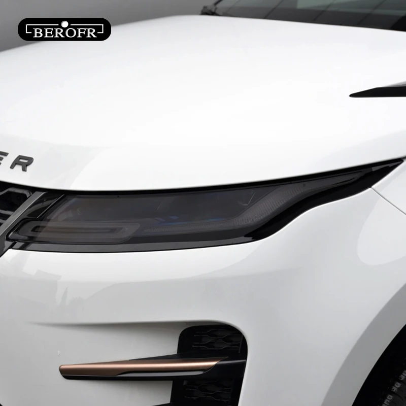 For Range Rover Evoque L551 L538 2012-On Car Headlight Tint Black Protective Film Transparent TPU Sticker Accessories For Range Rover Evoque L551 L538 2012-On Car Headlight Tint Black Protective Film Transparent TPU Sticker Accessories