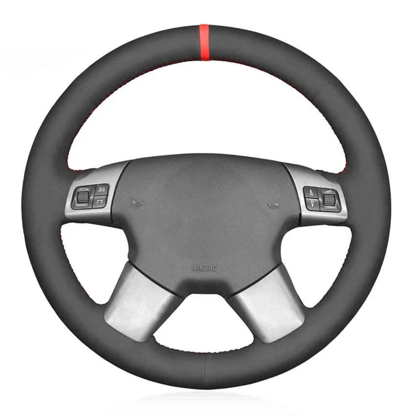 

Black Faux Suede Car Steering Wheel Cover for Opel Vectra C 2002-2005 Signum 2003-2005 Vauxhall Vectra Signum Holden Vectra 2004
