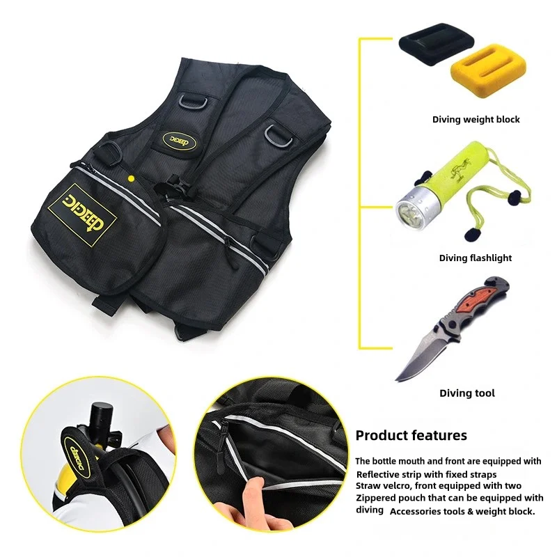 Жилет для подводного плавания DIDEEP X5000 Pro 2L