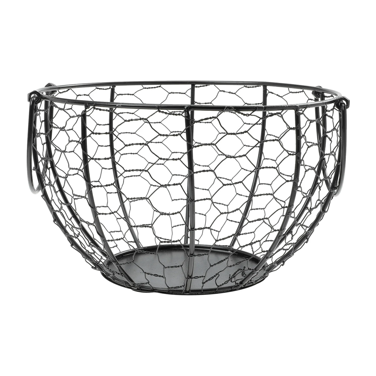 

Basket Egg Wire Storage Chicken Holder Metal Fruit Countertop Iron Bowl Hen Vegetable Kitchen Serving Decorative Container