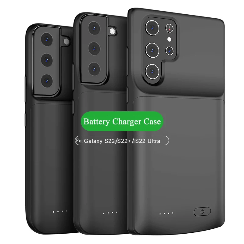 

Battery Charger Case For Samsung Galaxy S22 S22 Plus Portable External Battery Charging Cover For Samsung S22 Ultra Battery Case