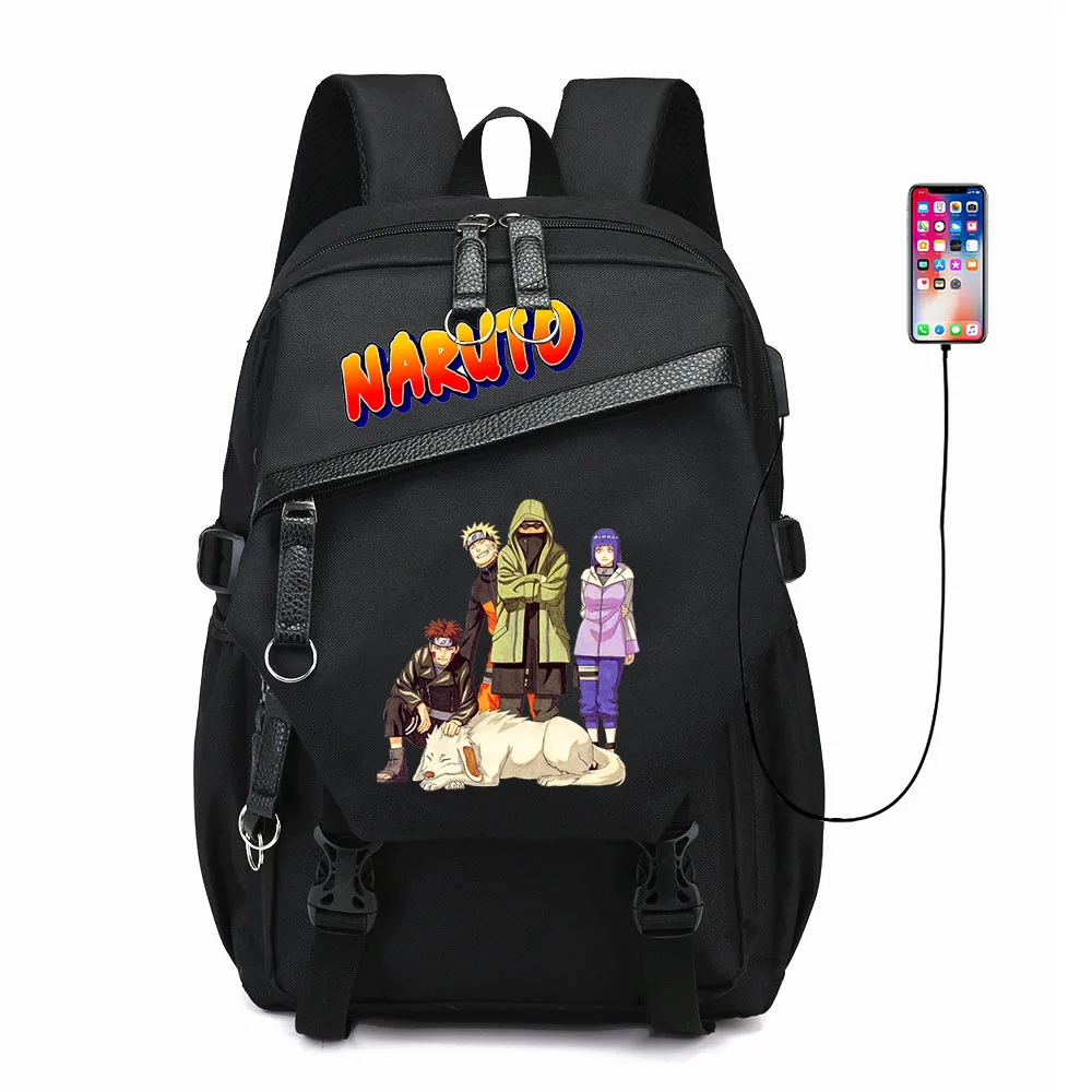 

Рюкзак с рисунком из аниме для студентов, школьный ранец с мультипликационным рисунком, черная Дорожная сумка для ноутбука из ткани Оксфорд...