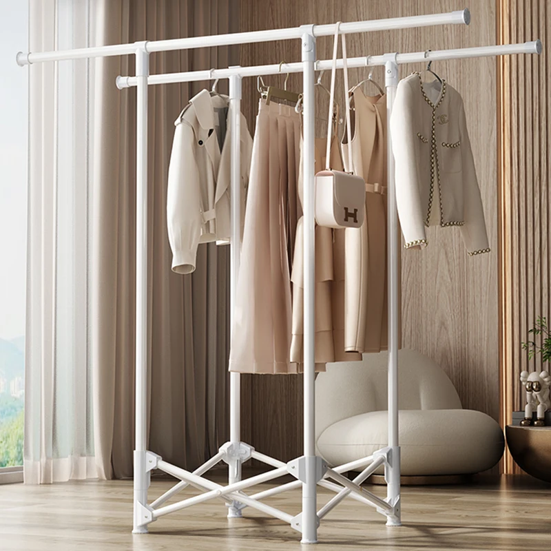 

Wall Rack Floor Coat Hanger Standing Clothes Rail Hanging Clothes Stand Holder Organizer Porte Manteau Space Saving Furniture