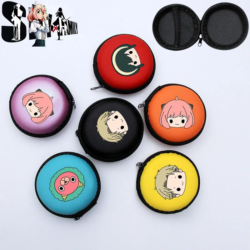 

Кошелек для монет с персонажами мультфильма X Family, чехол для ключей, женские кошельки, Карманный Кошелек для монет, портативный подарок для д...