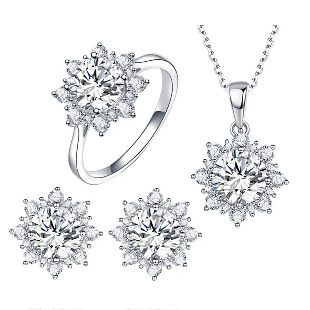 

Gift Necklace Earrings Women Jewelry Set Kuololite Blue Topaz Gemstone Jewelry Sets for 925 Sterling Silver Ring Snow Christmas