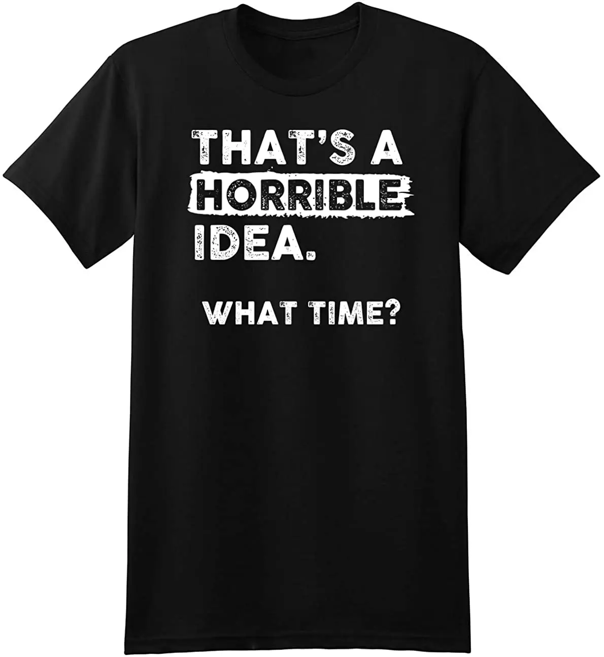 Ужасная идея забавная Мужская футболка со смешным саркастическим питьевым