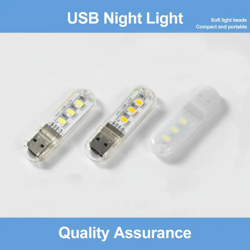 

Mini Portable USB LED Book Light DC5V Ultra Bright Reading Book Lamp 3leds 8leds Lights For Power Bank PC Laptop Notebook