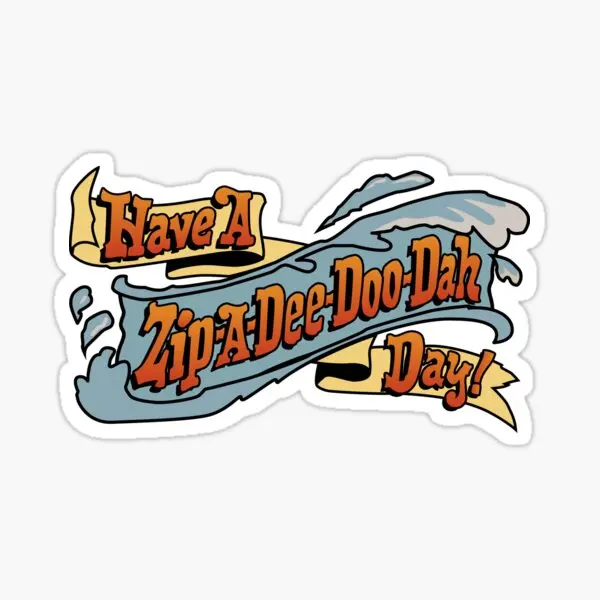 

Zip A Dee Doo да 5 шт. наклейки для смешных домашних украшений чемодан аниме милый бампер для гостиной детский фон мультяшное окно