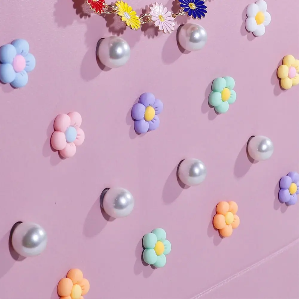 24 шт. аксессуары для сумок в виде цветов и жемчуга