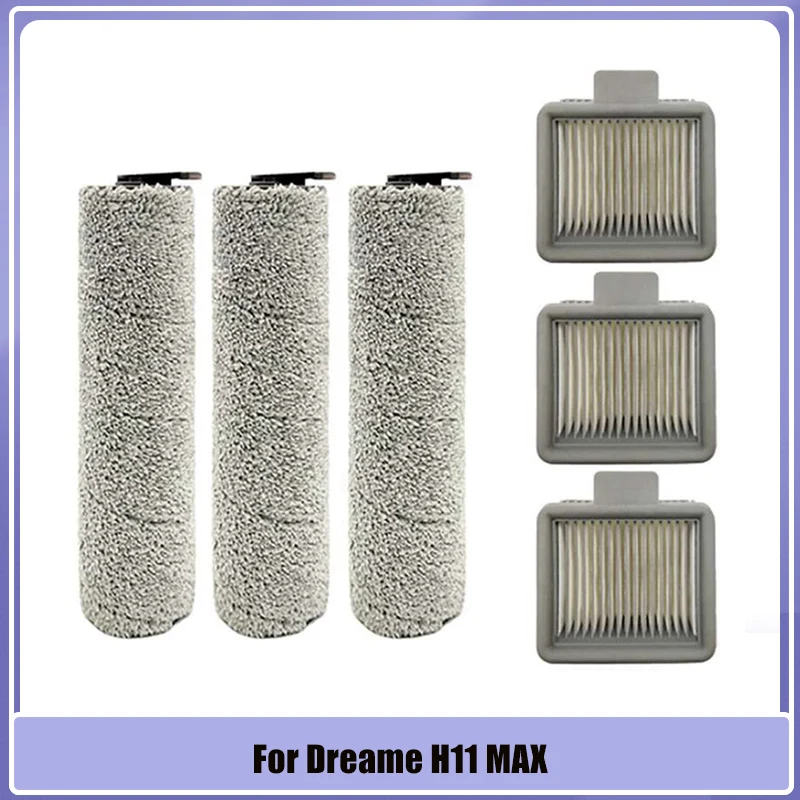 Аксессуары для беспроводного пылесоса Dreame H11 MAX, фильтр для пола, щеточка, запчасти для бытовой техники
