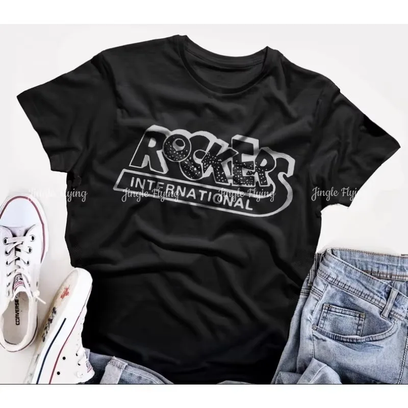 Фото Футболка Rockers Records с принтом, короткий рукав, хлопок, регги-ска. №1