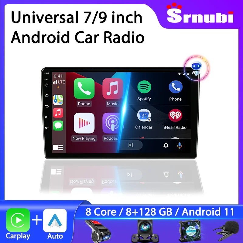 Srnubi 2 Din Android 11 Car Radio Multimedia Video Player Navigation GPS 7