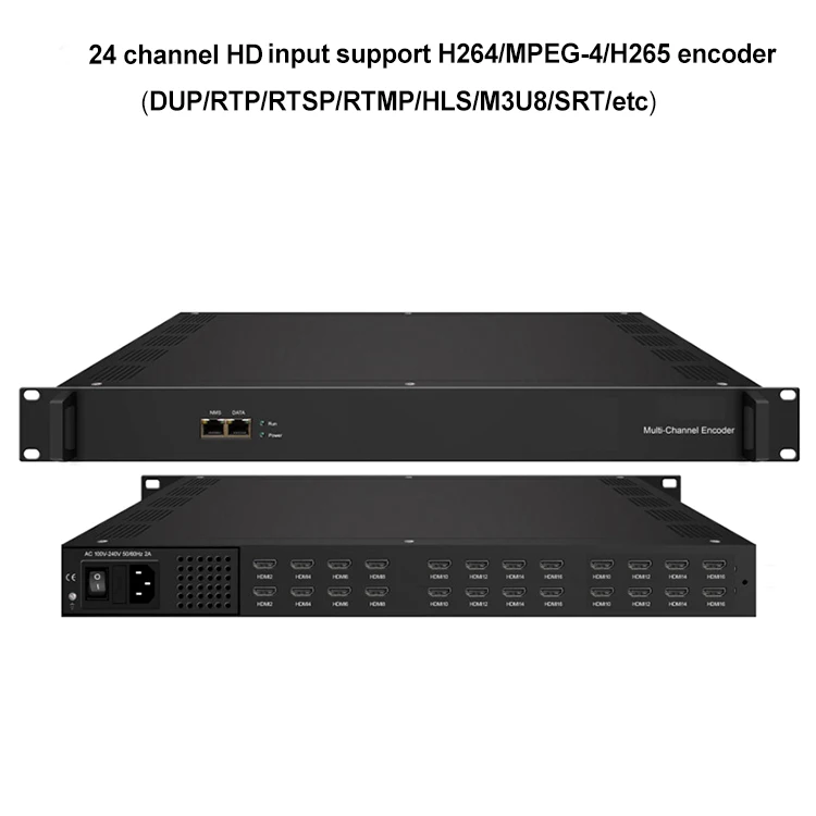 2/4/8/16/24/40/48 каналов HD IP IP-TV OUT FN3228M Video Multi Encoder