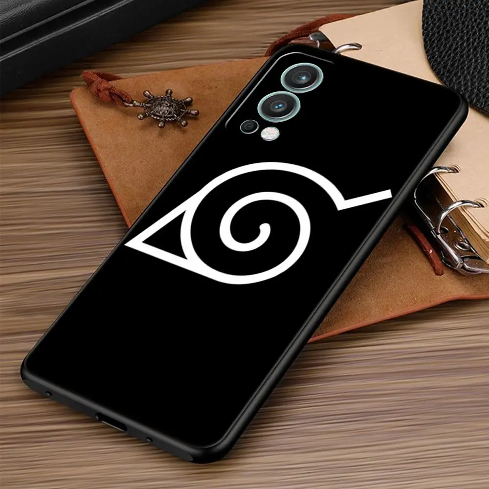 Чехол с рисунком из аниме Наруто на черном фоне для OnePlus 8T чехол телефона 7 Pro 9 9R 8
