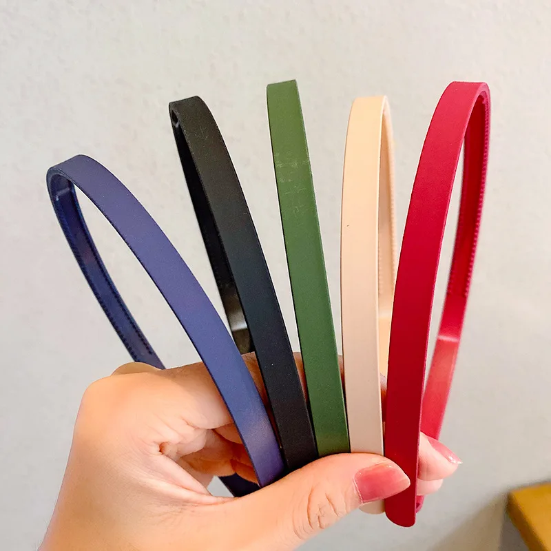 

5 pieces Party candy color plastic headband Children girls Headband Frame Headband Fashion hair accessories