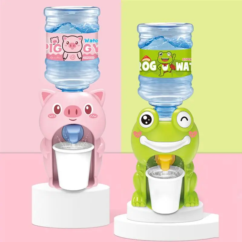 

1 Set Children Mini Water Dispenser Drink Water Machine Toy for Home (Green)