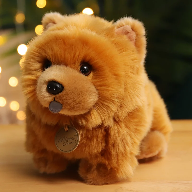 

30 см имитация Chow Кукла Мягкая Милая животная щенок плюшевая игрушка милая имитация собаки мягкие пушистые куклы подарок на день рождения Рождество