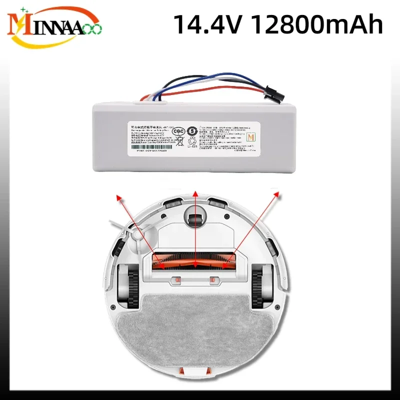 

Batería de P1904-4S1P-MM para Xiaomi Mijia 1C STYTJ01ZHM, accesorios para Robot aspirador, piezas originales