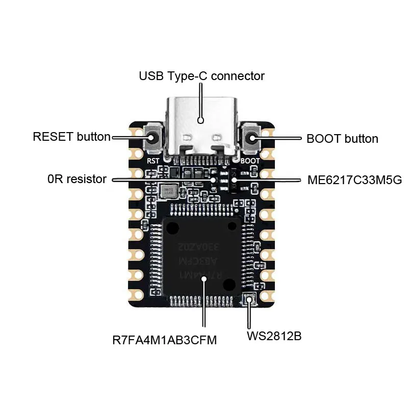 spotpear UNO Minima RA4M1 плата для Arduino