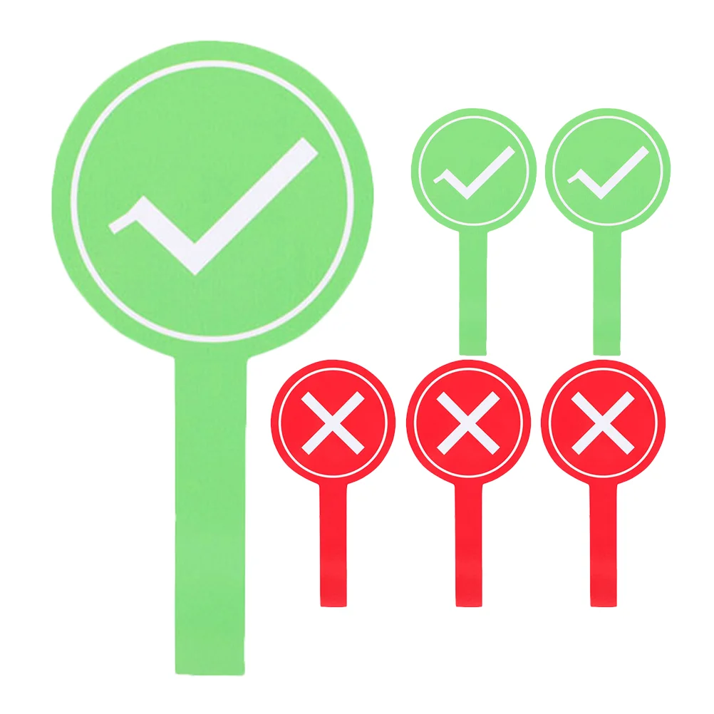 6 шт. игровой реквизит карты веер доска для голосования игрушка аукционные весла