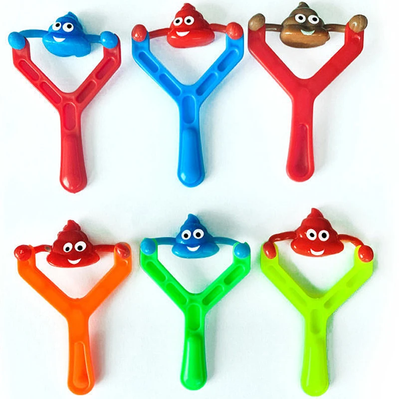 Novelty Poop Ejection Gag Toys Sticky Fake Poop Toy Prank Elastic Kids Toy Children's Adult Antistress Catapult Launch Poop 3-1x
