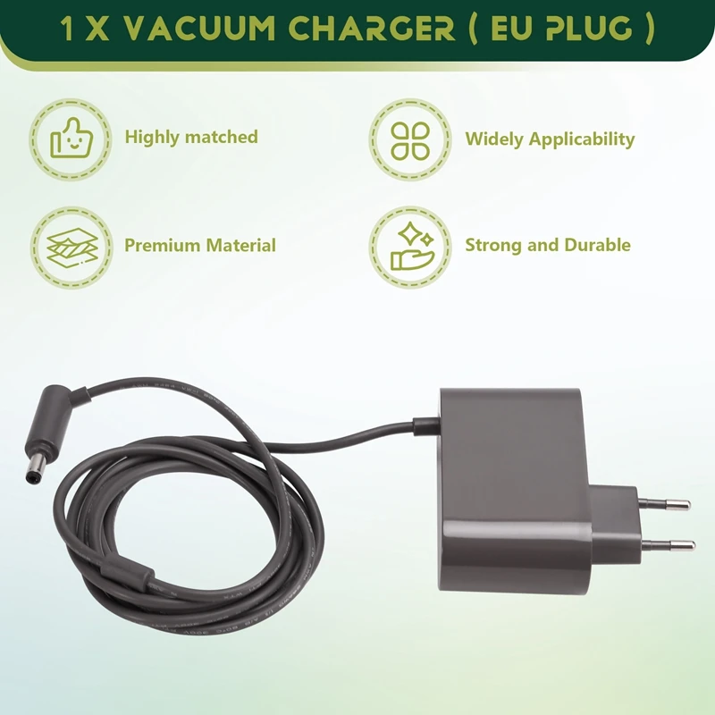 Replacement Charger For Dyson V6 V7 V8 DC58 DC59 Cordless Vacuum Cleaner Power Suppy Adapter 26.1V 780Ma Eu Plug