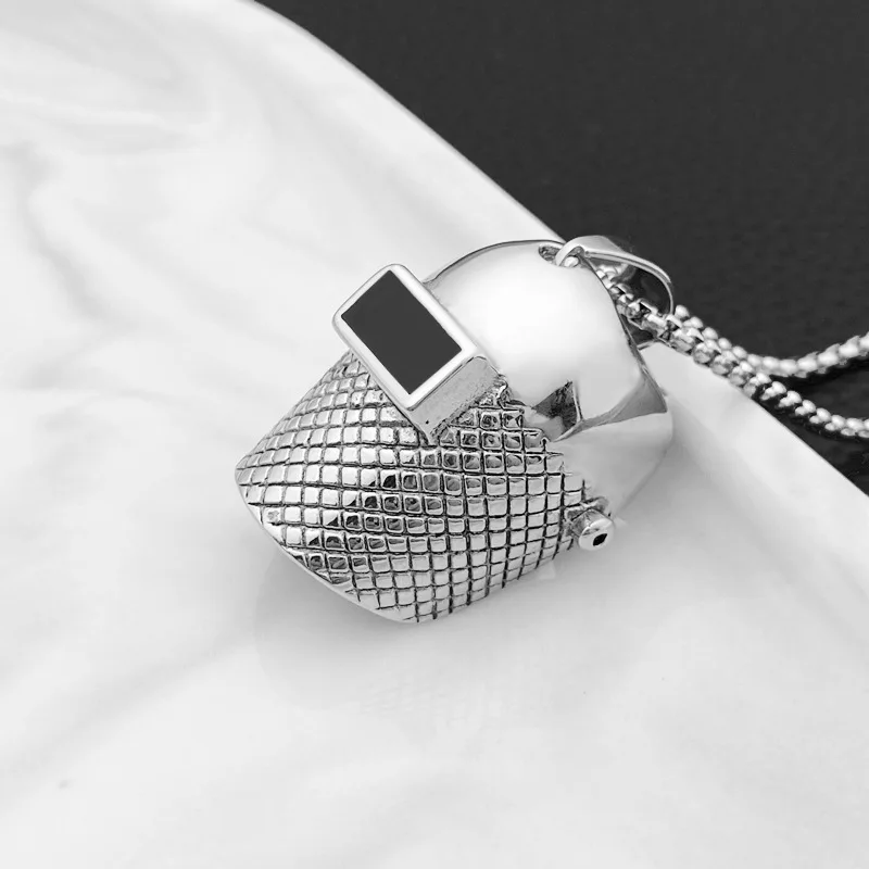 Мужское ожерелье из нержавеющей стали с подвеской в виде маски солдата