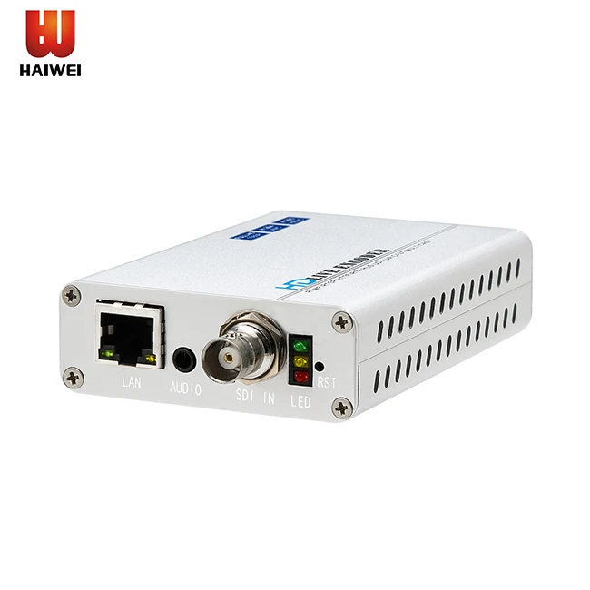 

H8115P SDI to IP Encoder with P2P H.264 H.265 HEVC IPTV Encoder for Live Broadcast on YouTube Facebook Twich and Wowza