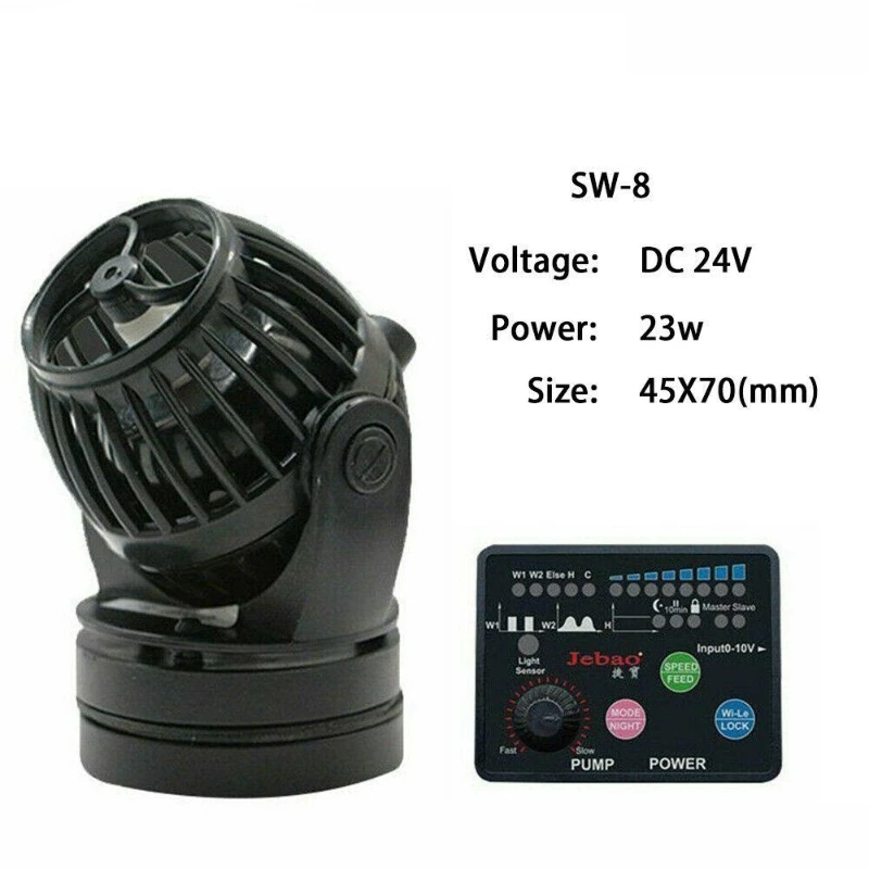 

23W Wireless Wave Maker Wave Maker Tank Pump SW-8 Jebao Marine Aquarium