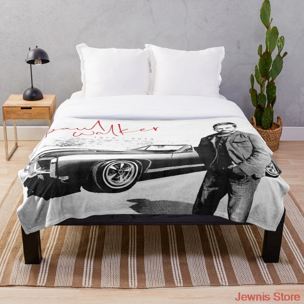 Мягкое Фланелевое покрывало Paul Walker из шерпы для детей и взрослых дивана лета |