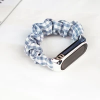scrunchies elastic strap for xiaomi mi band 6 5 4 3 replaceable bracelet mi band 5 correa wristband breathable straps for miband