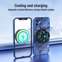 15w magnetic wireless charger with semiconductor cooler radiator for iphone 13 12 mini pro max android phone wireless charging